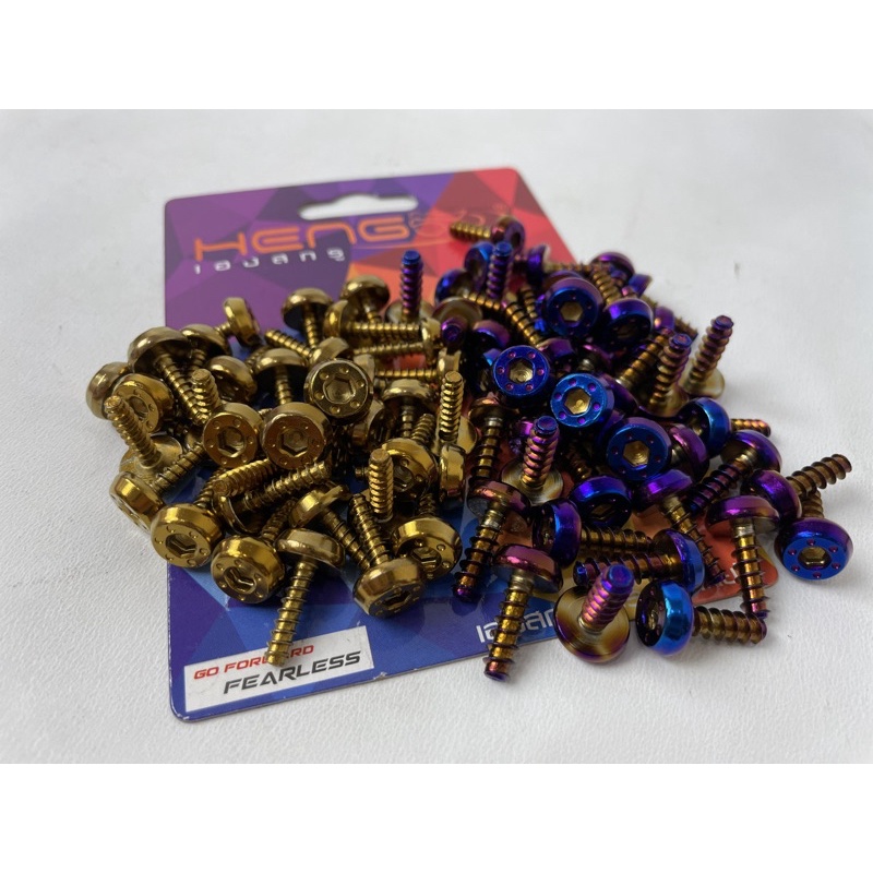 baut body bodi probolt flower BINTIK HENG NEW MODEL GOLD HONDA bahan kuningan HARGA satuan