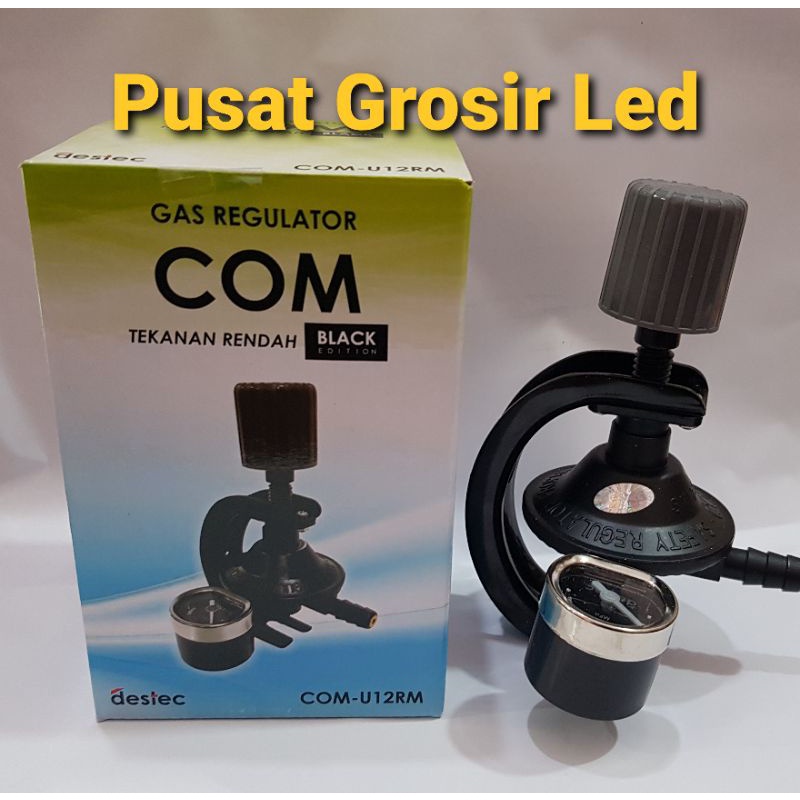 Regulator Gas Putar Destec Com U 12 RM + Amper