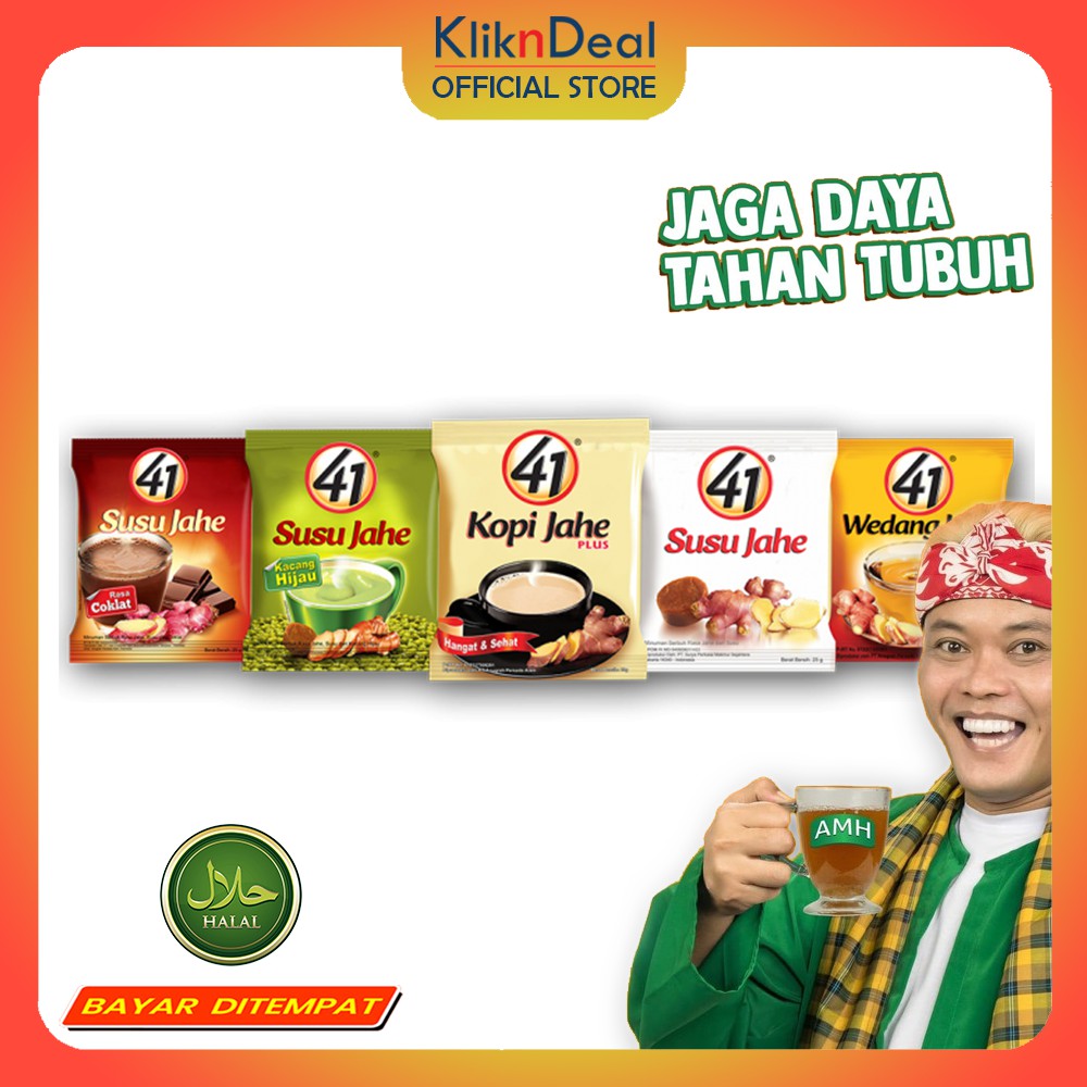 

Jahe Merah AMH Super 41 Herbal / Wedang Jahe 41 Nipis / Susu Jahe 41 Original / Kopi Jahe 41 Plus