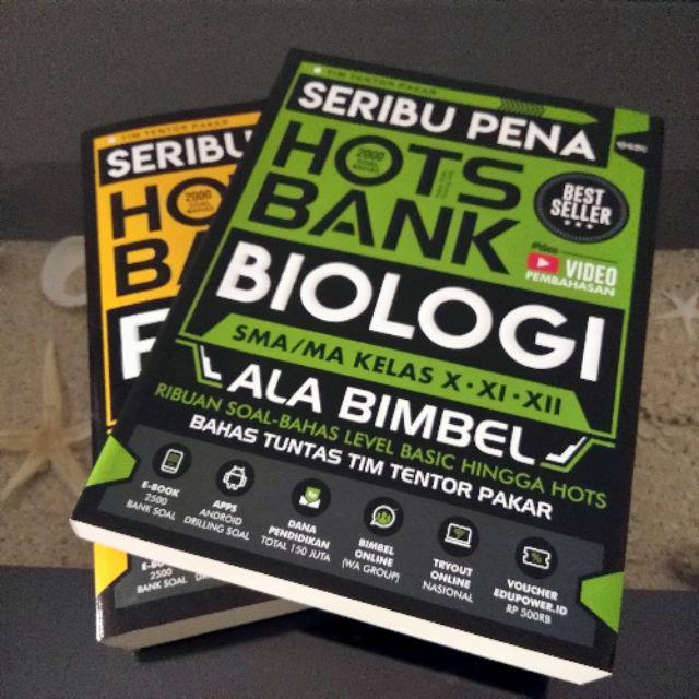 Buku Rangkuman SMA/MA : Seribu Pena Hots Bank (Matematika, Fisika, Kimia, Biologi)-Biologi