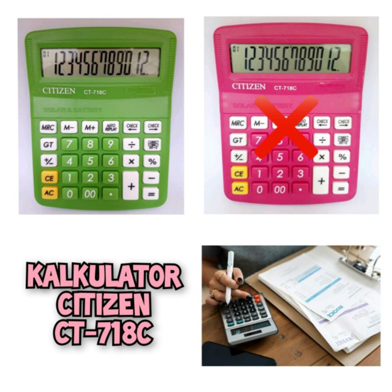 

kalkulator citizen CT-718C