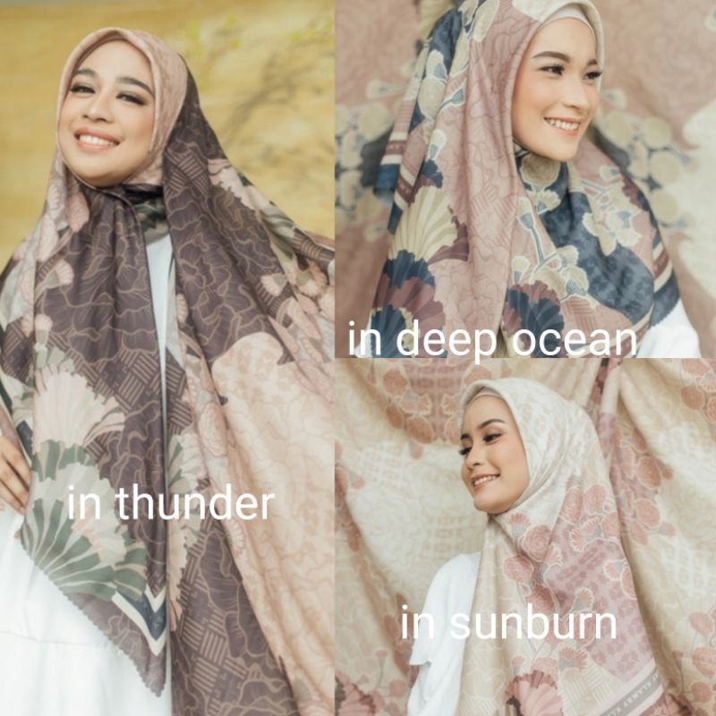 minor bali scarf wearing klamby bali scarf wk bali scarf in sunburn bali scarf in deep ocean