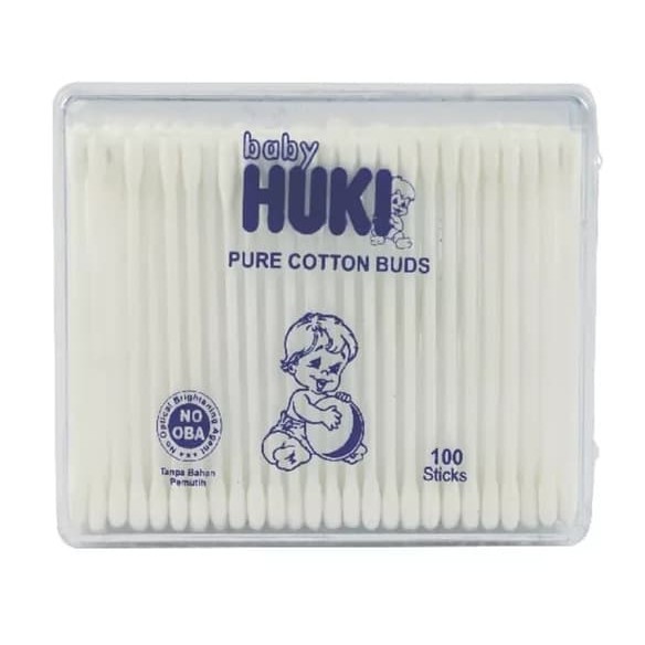 Baby Huki Pure Cotton Buds Box 100's