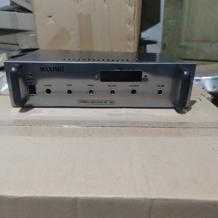 Box power amplifier + usb merk maximo KR388 / Box maximo KR 388