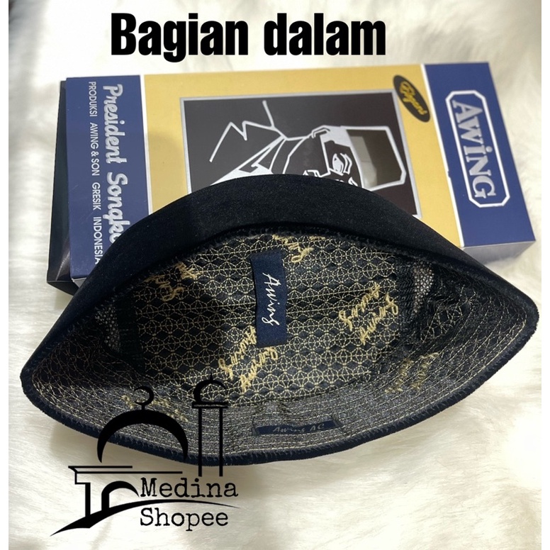 Songkok/peci AWING AC elegant 100% Original