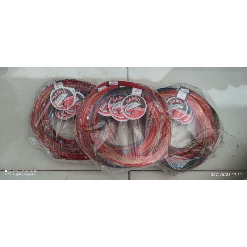 Senar Nylon/Nilon Damyl Pelangi Mambo 200lb Diameter 1.60mm, 300M Connecting