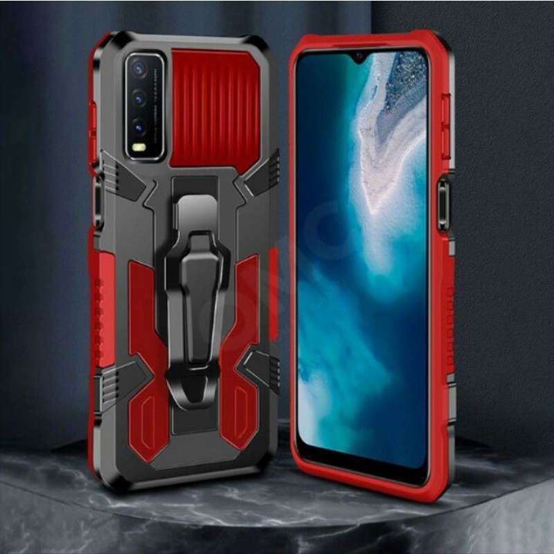 HARDCASE REALME C31 C35 C21Y C21 C25 C11 C11(2021) C12 C15 C17 CASING CRISTAL SPIGEN STAND