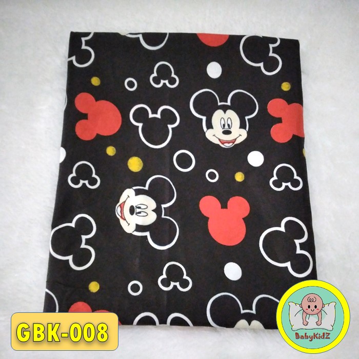 Cukin Gendongan Bayi Samping Motif Karakter Model Selendang Jarik Modern Bahan Katun Mikro Lembut