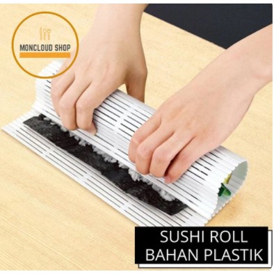 Alat Penggulung Sushi Nori Plastik / Sushi Roll Maker Mat Seaweed