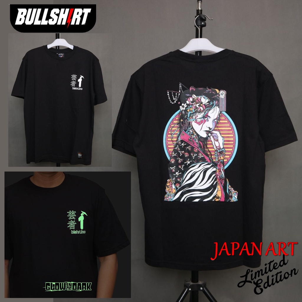 (PREMIUM) BAJU KAOS PRIA / KAOS DISTRO / KAOS JAPAN ART ORIGINAL BULLSHIRT