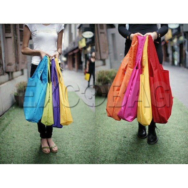 Go Green Bag - Reuse Bag - Kantong Belanja Lipat - Tas Lipat - Custome Shopping Bag - Shopping Bag