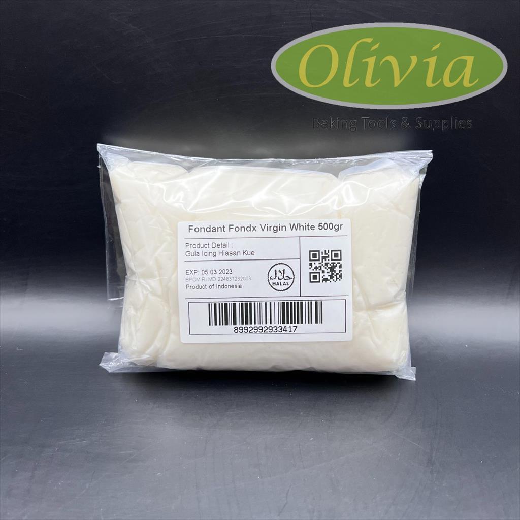 

Fondant Fondx Virgin White Vanilla Icing 500 Gram