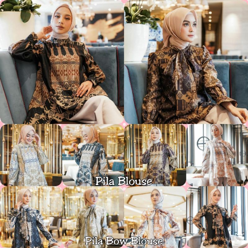 Pila Blouse dan Pila Bow Blouse by Wearing Klamby