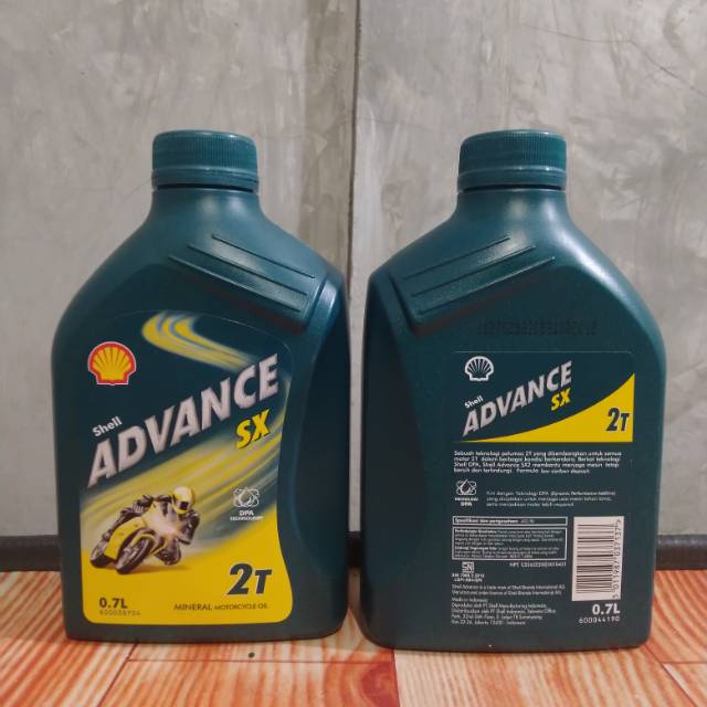Oli Samping Shell Advance SX 2T / Oli samping Shell 2T
