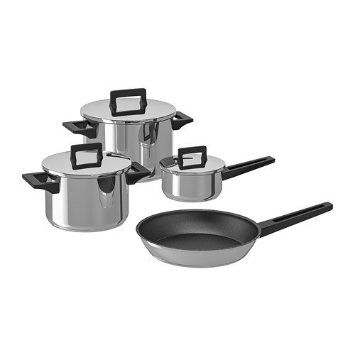 SNITSIG Set Panci  Wajan Peralatan Masak Stainless Steel 