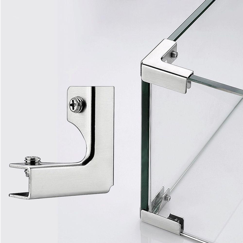 Suyo Sudut Siku Kode Anti Karat Corner buckle Stainless steel T-cross Fixing Clip