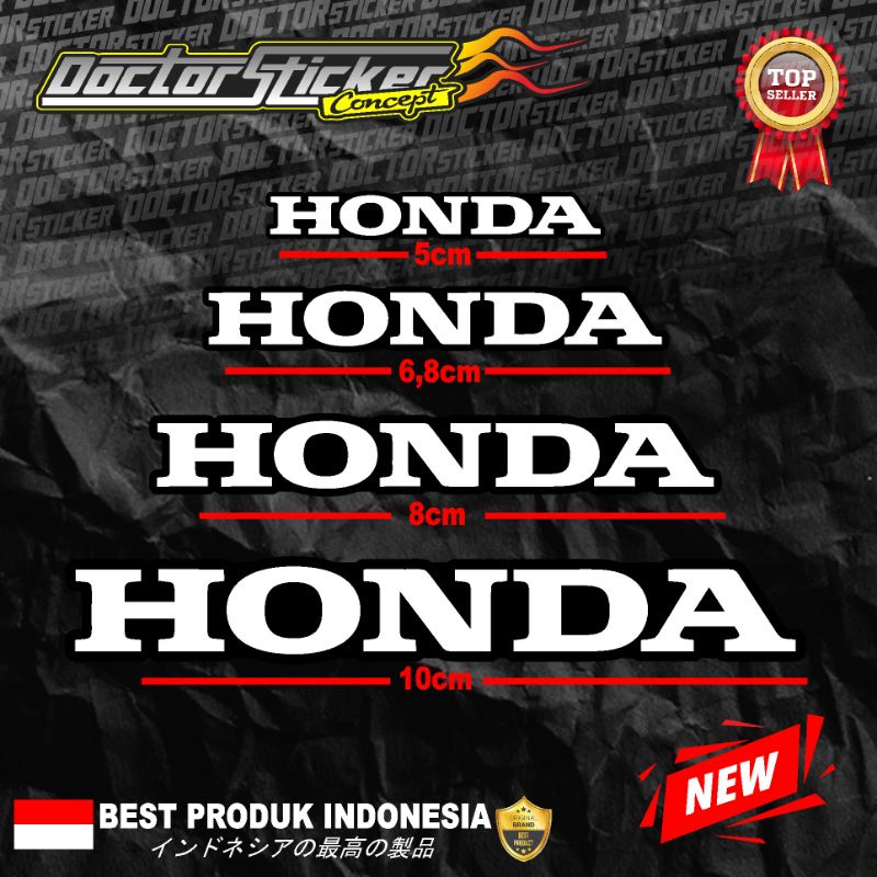 Stiker honda sticker logo Honda cutting sticker Emblem honda