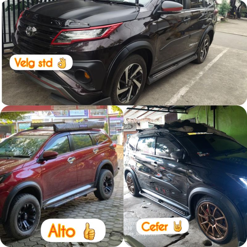 over fender all new rush terios