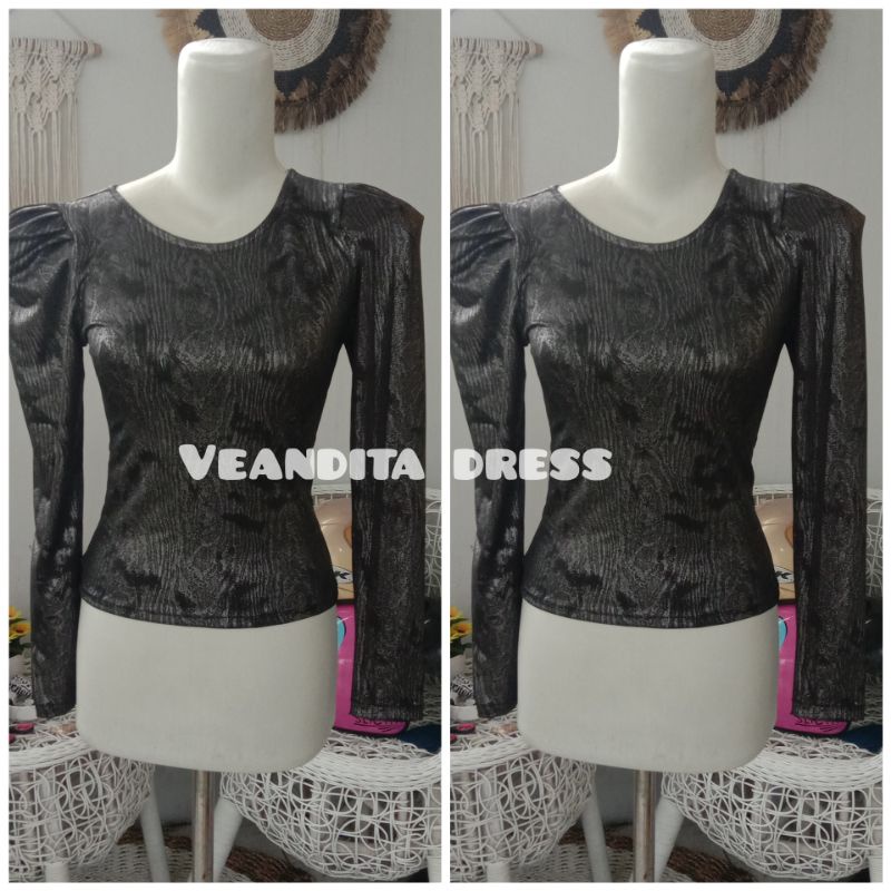 atasan spandek hitam