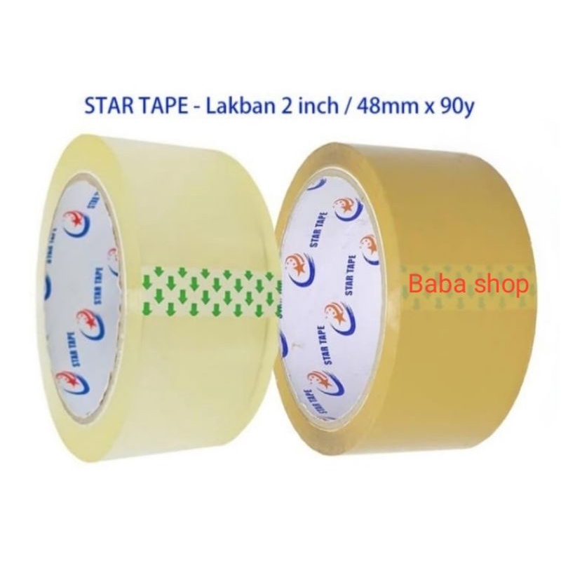 

LAKBAN 2 INCH/lakban pening/lakban cokelat48mm*90yard kuat star tape