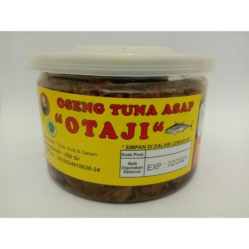 

Otaji oseng tuna asap 250 gram rasa pedas