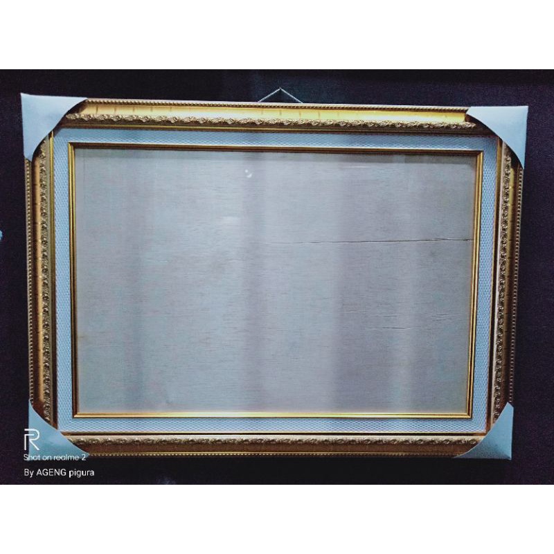 Pigura 16Rs 4cm double frame, Pigora 40cm x 60cm ukir dobel frame