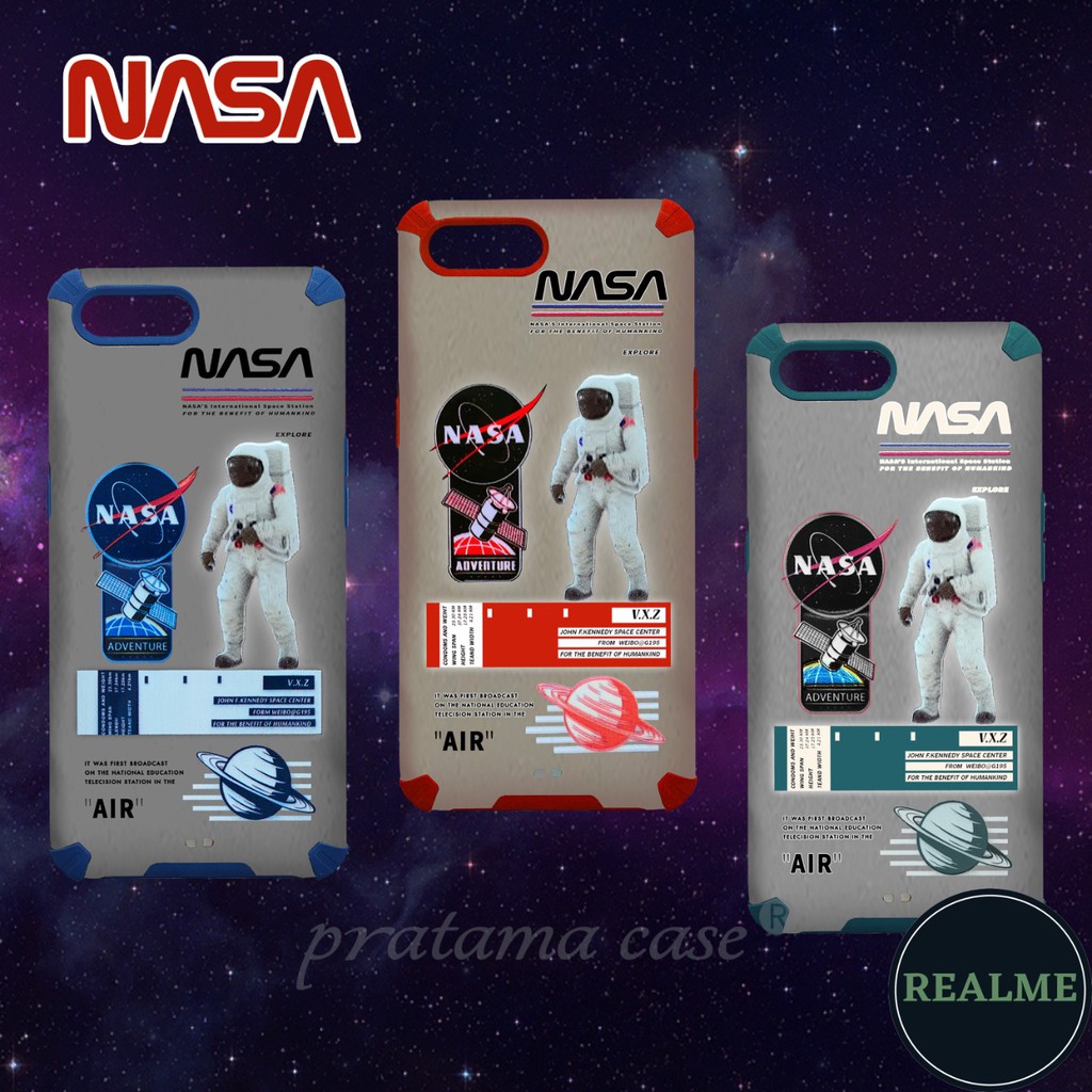 NEW! Nasa Lens Cover - Softcase Fuze 3D Realme 5i 6 C11 C2 C3 Pelindung Handphone Casing