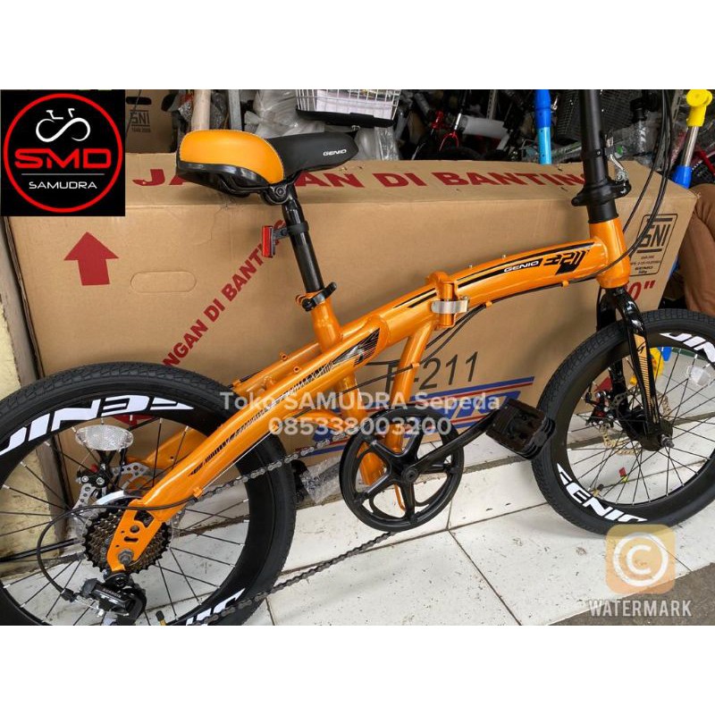 [EKA JAAYA SEPEDA] Sepeda Lipat 20inch United Genio F-211 Murah Bandung