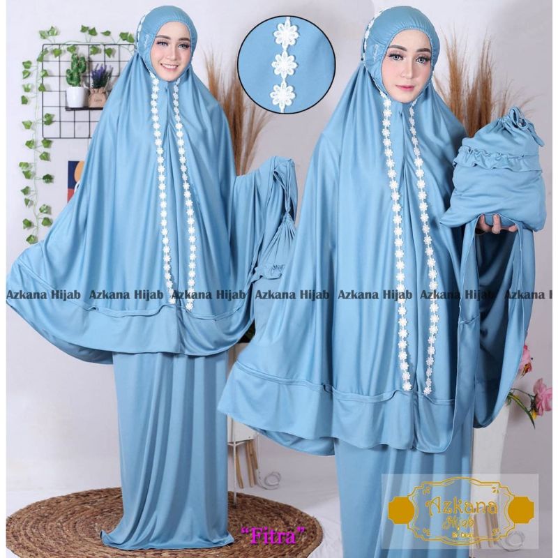 MUKENA DEWASA RENDA FITRA S ORIGINAL BY AZKANA | MUKENA ALFATHIN