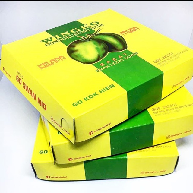 

Wingko kelapa muda Pizza size