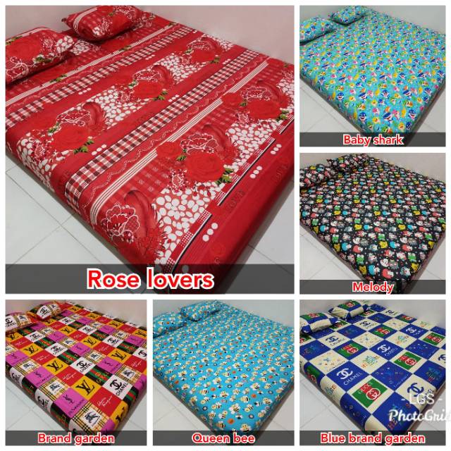 Paket sprei murah 180x200!! Isi 13pcs sprei homemade