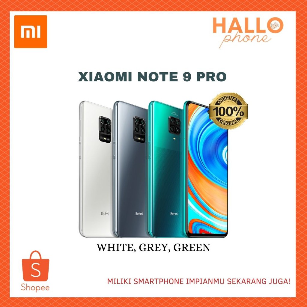 XIAOMI REDMI NOTE 9 PRO [ GARANSI RESMI ]