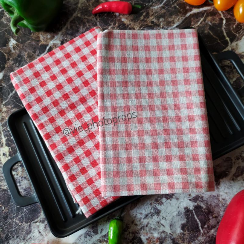 1 pc Napkin Piknik /Kain Alas Fotografi/Napkin Kotak/Lap makan Props Foto / Properti Fotografi