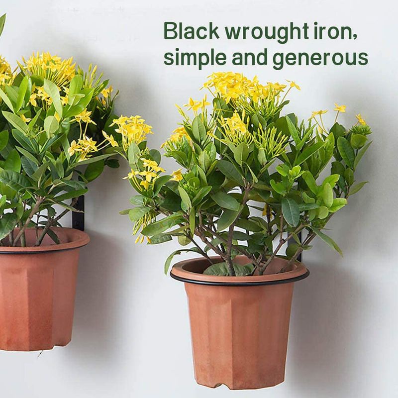 rak pot bunga/gantungan pot tempel dinding Cocok untuk Outdoor/Indoor Dekorasi Rumah