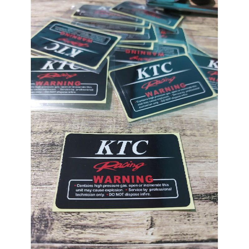 STICKER SHOCK KTC RACING