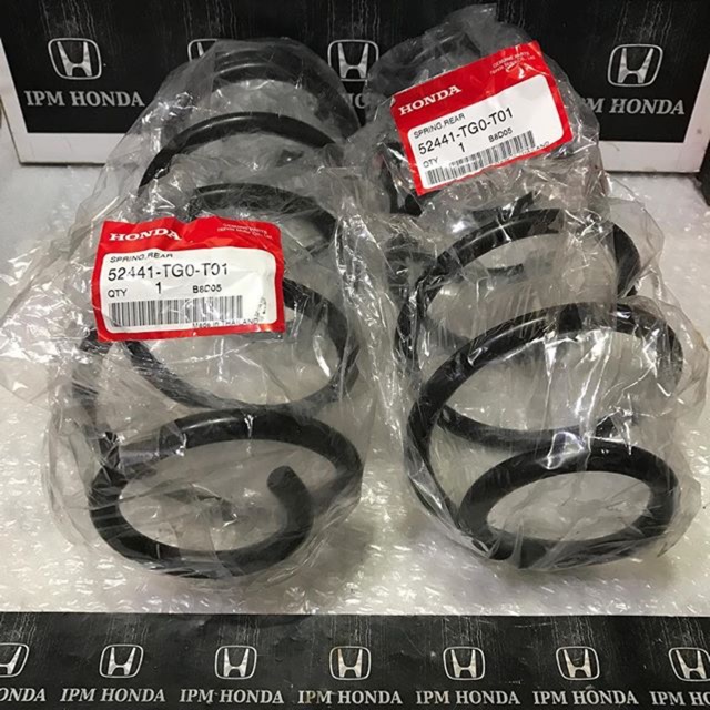 Original 52441 TG0 Coil Spring Per Keong Belakang Honda Jazz S Rs GE8 City GM2 IVTEC 2009 2010 2011 2012 2013