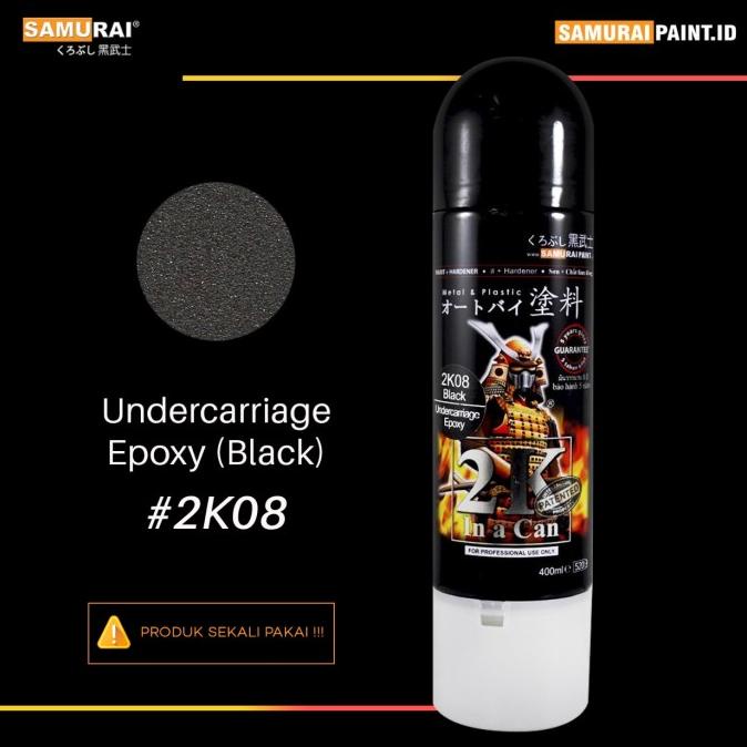Samurai Paint Epoxy 2K08 Undercarriage Epoxy Black #2k08 Termurah