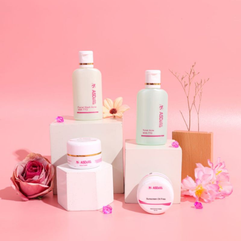 Paket Acne Glowing Asderma 60 ml