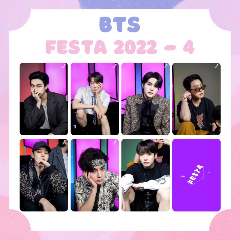 [BTS] FOTO/PHOTOCARD BTS FESTA 2022 ‼️ BACA DESKRIPSI ‼️