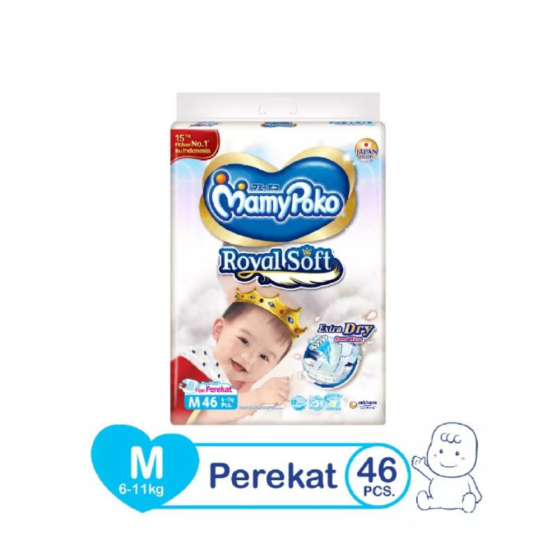 mamypoko royal soft perekat M46/mamypoko perekat royal soft m46/Mamy poko royal soft m46/mamypoko ro