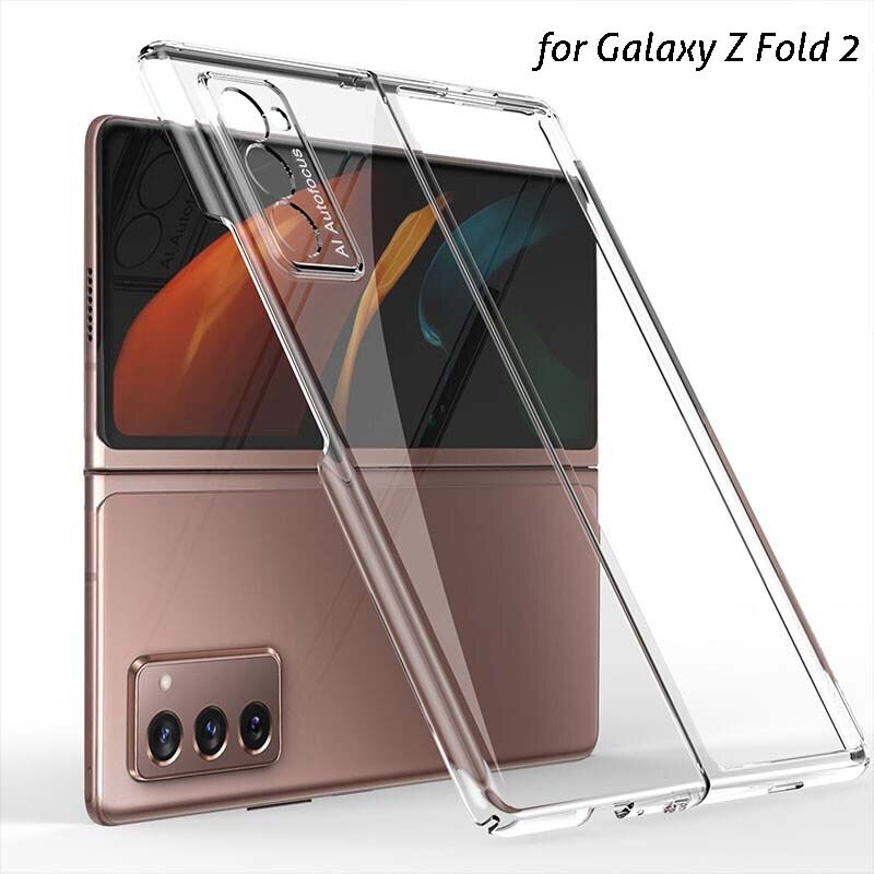 Soft TPU Transparent Case for Samsung Galaxy Z Fold 2 Front Back Protective Cover for Galaxy Z Fold2 Cases Shockproof