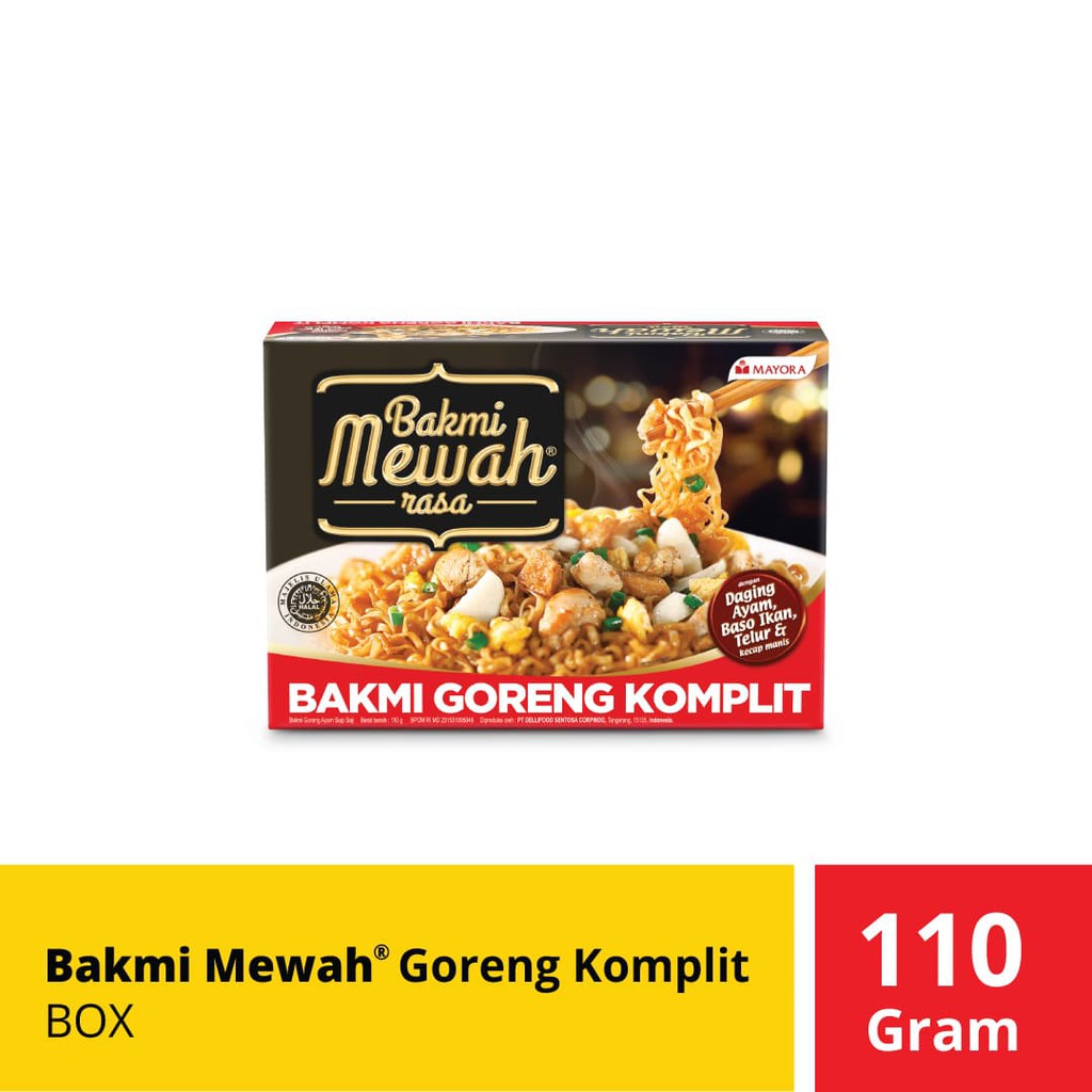 

PROMO BAKMI MEWAH GORENG KOMPLIT 110 GR TERMURAH