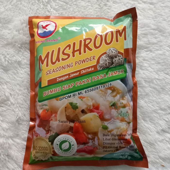 

Mushroom Seasoning Powder 454gr/ Kaldu Jamur Shitake 454gr