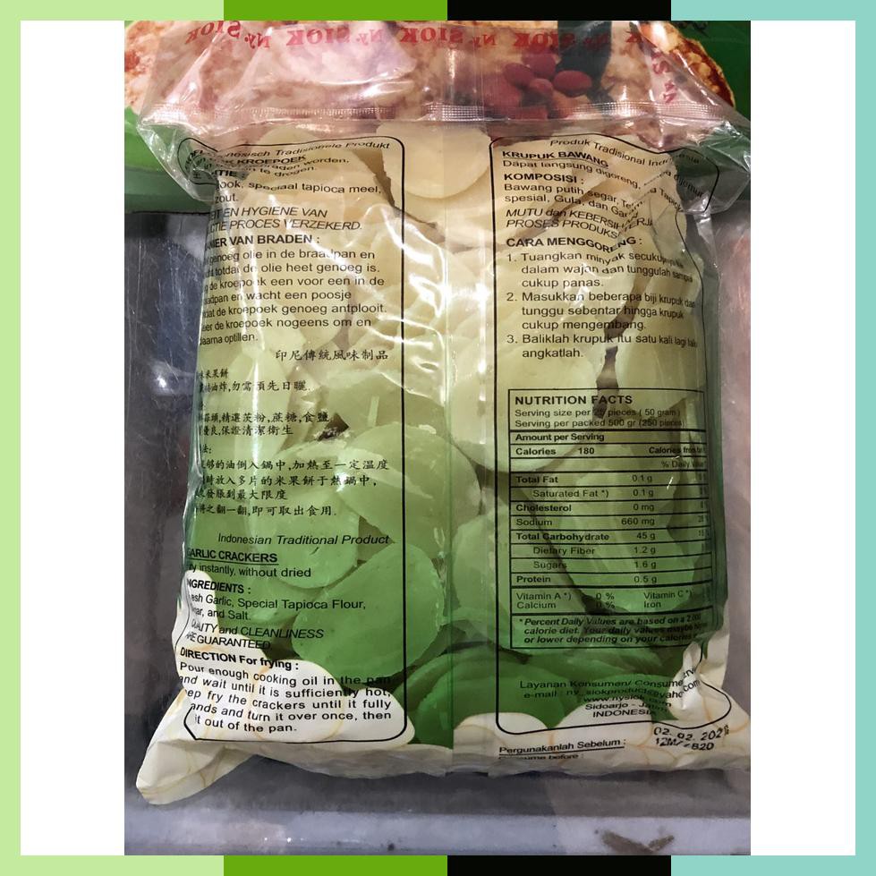 

Ny Siok Krupuk Bawang Putih 500 Gram Garlic Crackers Istimewa