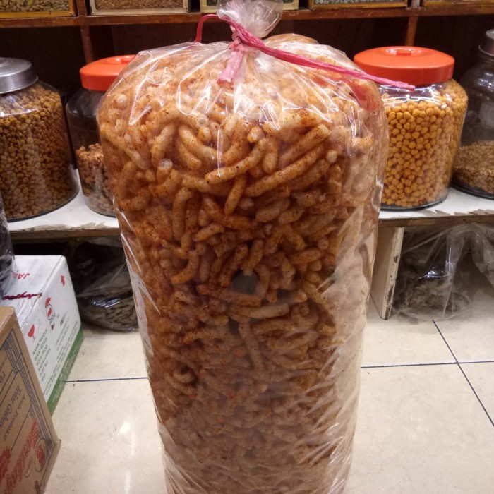 

4eh Kerupuk Gurilem Pedes Bumbu Kacang / Gurilem Cililin 200 Gr 60Jhh