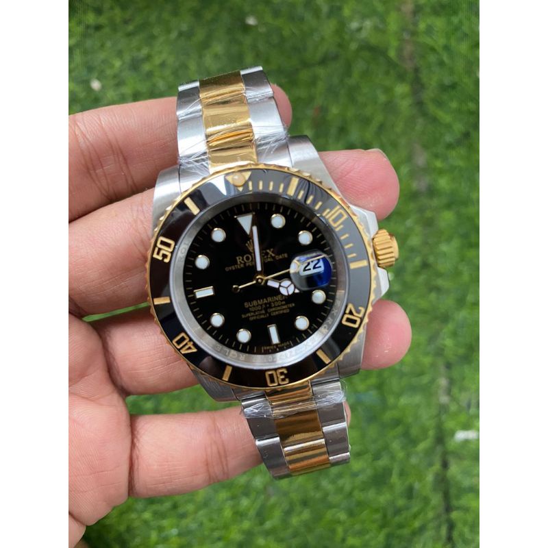 Rolex Submariner Automatic Kaca Shapire Jam Tangan Pria Super Premium