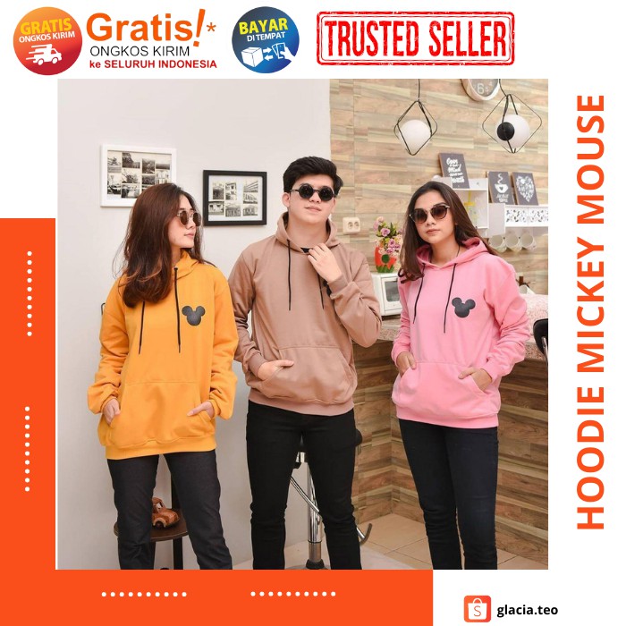 [COD]  SWEATER POLOS HOODIE ORIGINAL DISTRO PRIA DAN WANITA JAKET JUMPER MICKEY MOUSE ZARA TERBARU