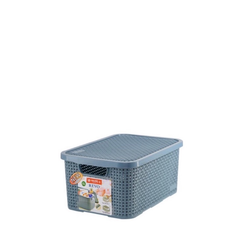 LION STAR - REVO STORAGE BOX NO 7 - NO 10 / KERANJANG SERBAGUNA TUTUP