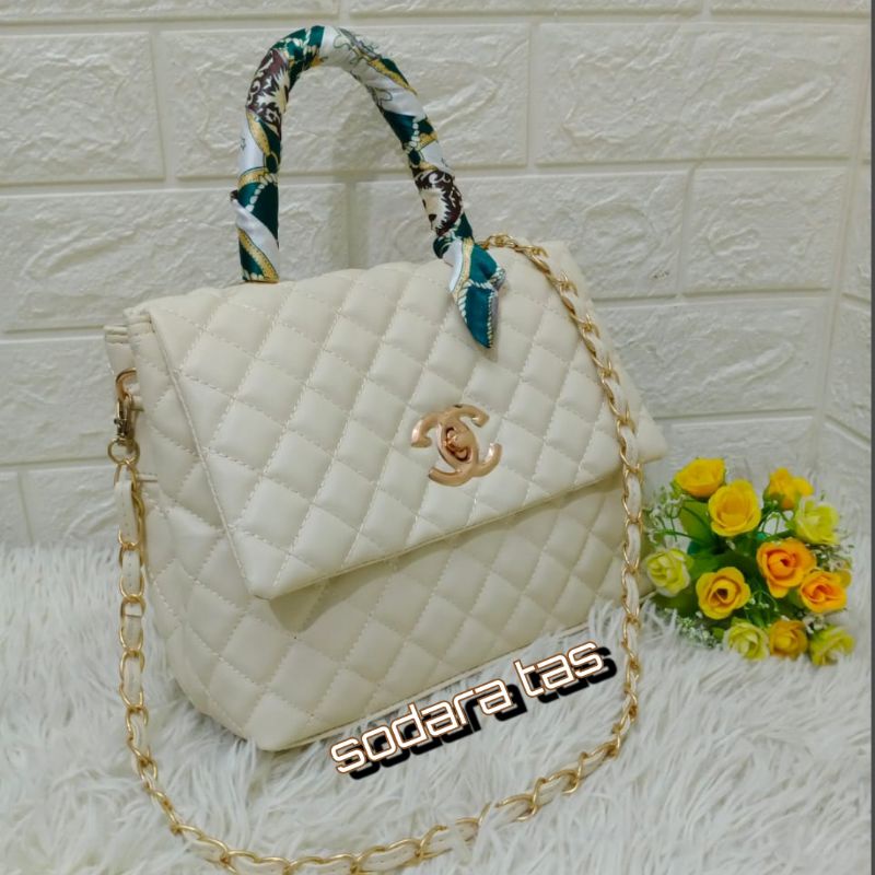 COD TAS SLEMPANG SULISTIOWATI SYALL TALI RANTE ULIR SIZE 25X19CM