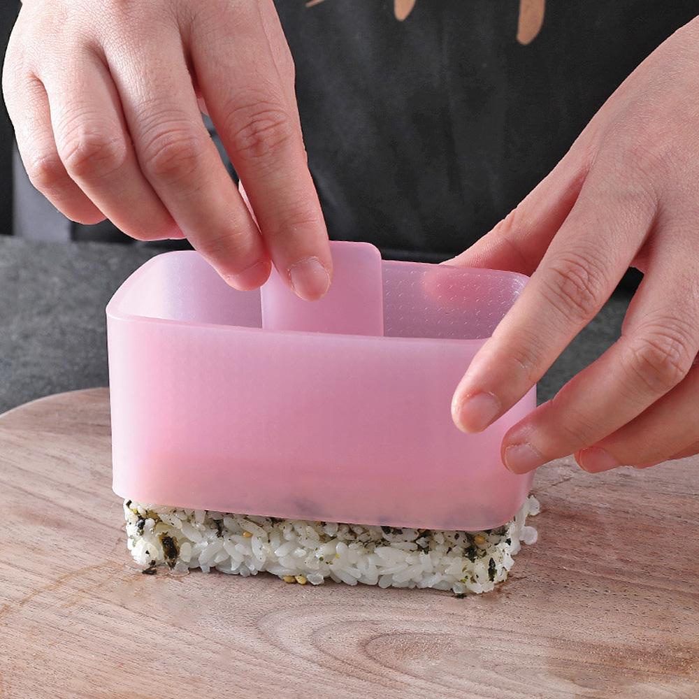 REBUY Cetakan Sushi Multi-layer Kreatif DIY Membuat Alat Sushi Dengan Sendok Press Makanan